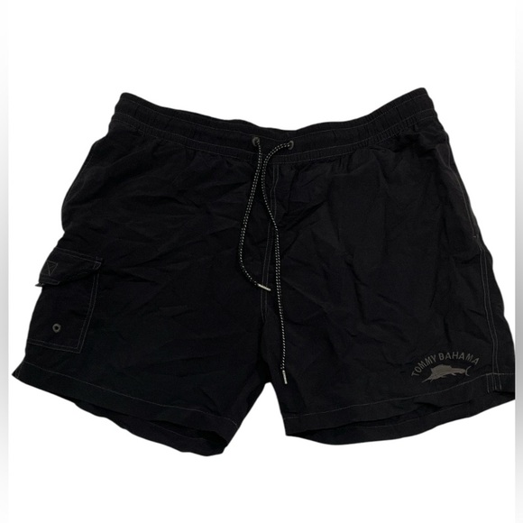 Tommy Bahama Black Men's Swim Shorts Size Large - Picture 1 of 6
